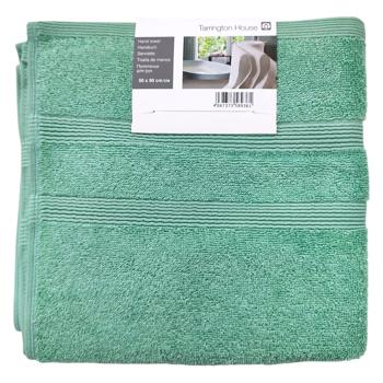 Tarrington House Green Terry Towel 50x90cm