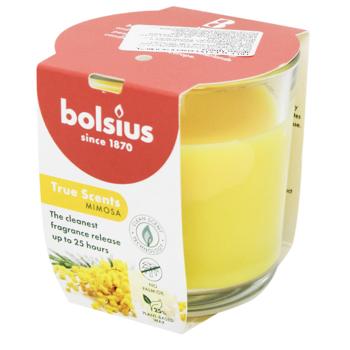 Свічка ароматична Bolsius Мімоза 80х73мм