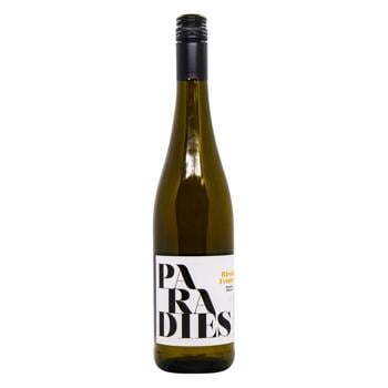 Вино Paradiesgarten Riesling Feinherb біле напівсухе 11% 0,75л - купити, ціни на МегаМаркет - фото 1