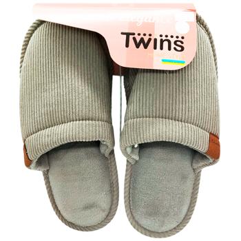 Twins HS-OZ Women's Velvet Slippers s.40-41 Grey - buy, prices for Vostorg - photo 1