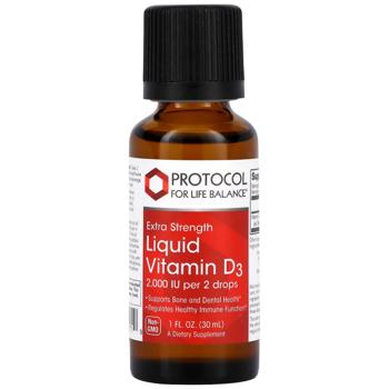 Витамин Д3 Protocol for Life Balance 2000 МЕ 30мл - купить, цены на Biotus - фото 1