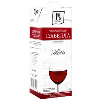 Vinlux Isabella Rose Semisweet Wine 9-13% 1l - buy, prices for - photo 2