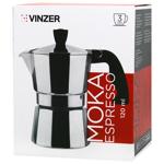Vinzer 3-Cup Geyser Coffee Maker 120ml