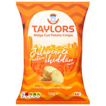 Taylors Potato Chips with Jalapeno and Cheddar Flavor 150g - buy, prices for WINETIME - photo 1