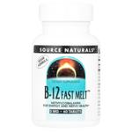 Вітамін В12 Source Naturals Fast Melt 5мг 60 таблеток