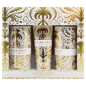 Набор Vivian Gray Velvet Touch Гель и лосьон 2шт 250мл и Крем для рук 75мл - купить, цены на ULTRAMARKET - фото 2