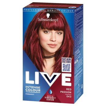 Live Intense Colour 043 Red Passion Hair Dye - buy, prices for MegaMarket - photo 3