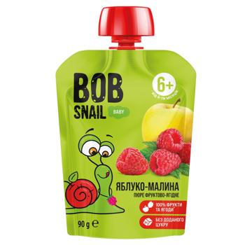 Bob Snail Apple Raspberry Puree 90g