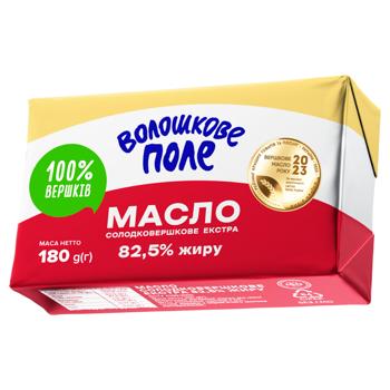 Voloshkove Pole Sweet Cream Butter 82.5% 180g - buy, prices for COSMOS - photo 1