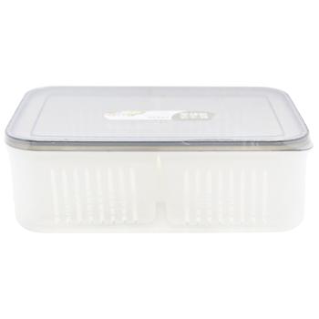 Емкость для хранения продуктов для холодильника с прорезями 2100мл 8780-34235 - купить, цены на КОСМОС - фото 4