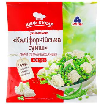 Суміш овочева Рудь Каліфорнійська 400г - купити, ціни на КОСМОС - фото 1