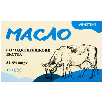 Масло Winetime сладкосливочное 82,5% 180г - купить, цены на - фото 3