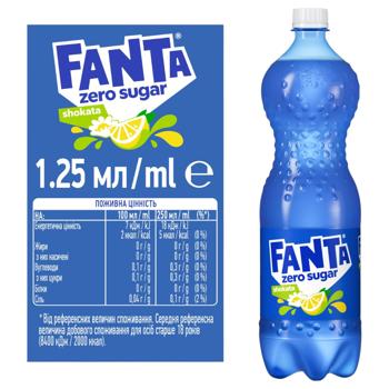 Напиток газированный Fanta Shokata Zero Sugar 1,25л - купить, цены на Идеал - фото 2