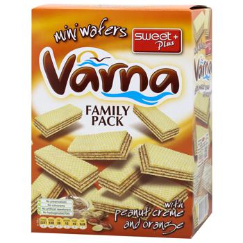 Вафли Sweet Plus Varna Family Pack мини с арахисовым кремом 260г - купить, цены на За Раз - фото 1