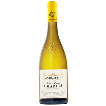 J.Moreau & Fils Chablis White Dry Wine 12.5% 0.75l