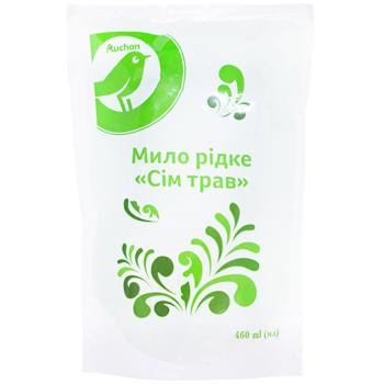 Auchan Seven Herbs Liquid Soap 460ml - buy, prices for Auchan - photo 1