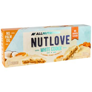 Allnutrition Nutlove Coconut Cookies with Caramel and Peanuts in Milk Glaze 128g - buy, prices for Epicentr FOOD - photo 1