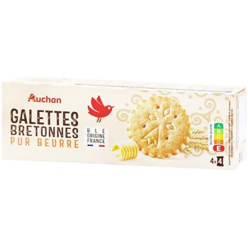 Галети Бертонські Auchan 125г