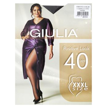 Колготи жіночі Giulia Positive Look 40 р.7 Cappuccino - купити, ціни на - фото 1