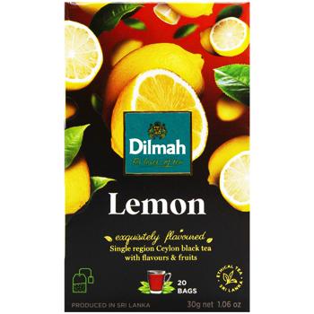 Dilmah Lemon Black Tea 1.5g*20pcs - buy, prices for Chudo Market - photo 2