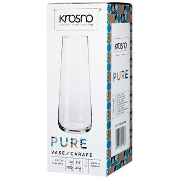 Krosno Pure Vase 24cm