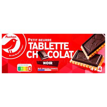 Auchan Cookies with Dark Chocolate 150g - buy, prices for Auchan - photo 2