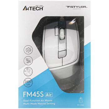 Мишка A4Tech FM45S Air USB Silver White - купити, ціни на Auchan - фото 2