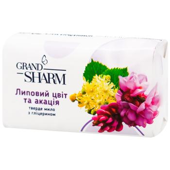 Мило тверде Grand Sharm липовий цвіт і акація 70г - купити, ціни на МегаМаркет - фото 2