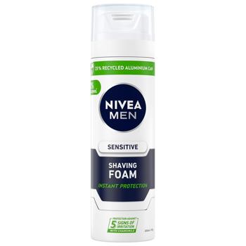 Пена для бритья Nivea Men для чувствительной кожи 200мл - купить, цены на ULTRAMARKET - фото 1