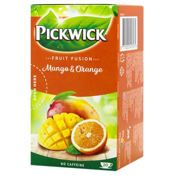 Чай фруктово-травяной Pickwick манго цедра апельсина 1,75г*20шт - купить, цены на Торба - фото 1