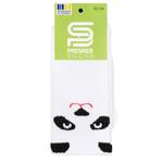 Носки подростковые Premier Socks Панда с резинкой и сеткой по стопе высокие р.22-24