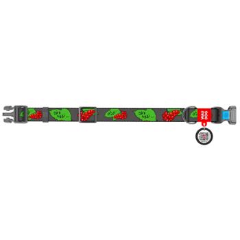 Waudog Nylon Dog Collar with QR Passport 35-58cm/25mm with Guelder Rose Pattern - buy, prices for - photo 3