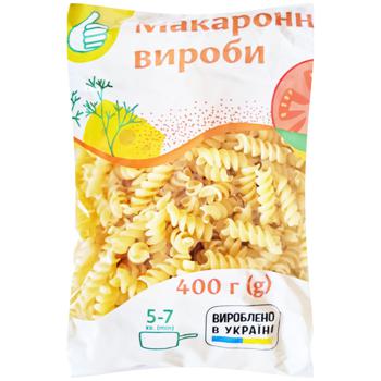 Макаронні вироби Auchan спіральки 400г - купити, ціни на Auchan - фото 1