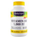 Вітамін Д3, Vitamin D3, Healthy Origins, 1000 МО, 360 капсул