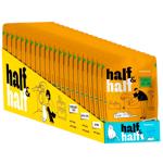 Упаковка вологого корму для котів Half&Half Sterilized 22 шт х 100 г - індичка