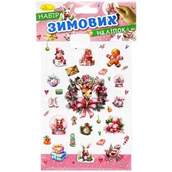 Зимові наліпки В6 2арк - купить, цены на МегаМаркет - фото 4