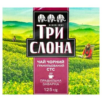 Чай черный Три Слона гранулированный 125г - купить, цены на Чудо Маркет - фото 3