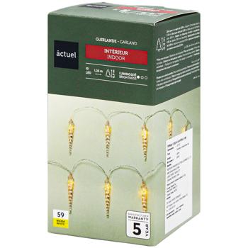 ACT/ГІРЛ 10ЛЕД БАТ 1,65М БУРУЛ - купити, ціни на Auchan - фото 1