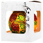 Шар ёлочный Різдвяні Історії Серия стразы Калина 10см