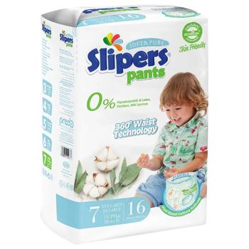 Slipers Junior 7 XXXL Diaper Pants 17kg+ 16pcs