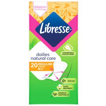 Libresse Natural Care Normal Gaskets Daily 20pcs - buy, prices for Supermarket "Kharkiv" - photo 1