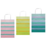 Happycom Kraft Pastel Stripes Gift Bag 26х12х36cm