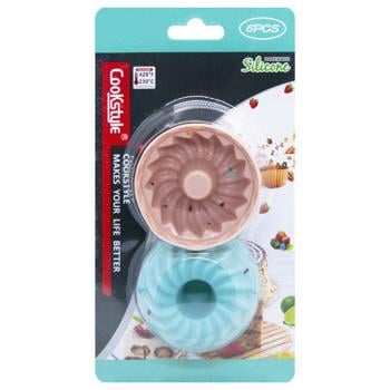 Cookstyle Silicone Muffin Mold 6pcs 7cm - buy, prices for COSMOS - photo 1