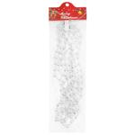 Намисто на ялинку 10мм*2,7м срібне арт. XYA030-2.7M 9245 И030