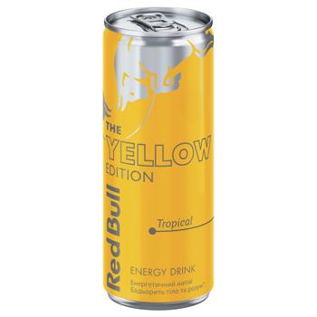Red Bull Yellow Edition Tropical Energy Drink 250ml - buy, prices for ULTRAMARKET - photo 2