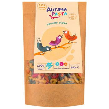 Макаронные изделия Детская Pasta Овощные рожки 250г - купить, цены на Auchan - фото 1