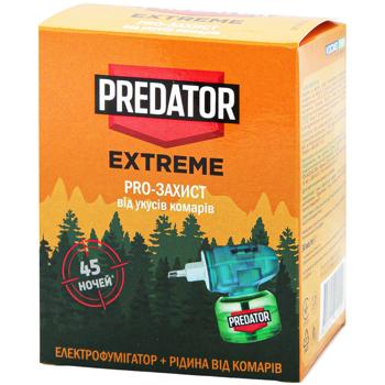 Электрофумигатор Predator Extreme и жидкость от комаров на 45 ночей 30мл
