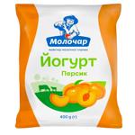 Molochar Peach Flavored Yogurt 1% 400g