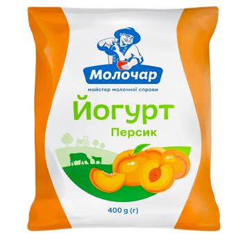 Molochar Peach Flavored Yogurt 1% 400g