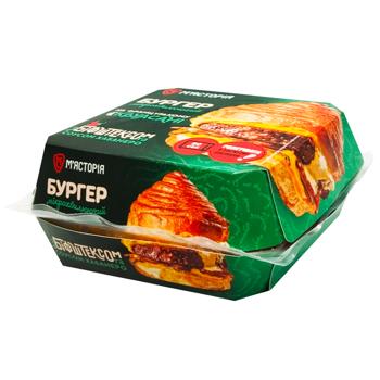 Myastoriya Burger on Croissant with Beefsteak and Habanero Sauce 230g - buy, prices for COSMOS - photo 1